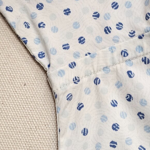 UNTUCKit White and Blue Casual Button Down Shirt - Picture 5 of 6